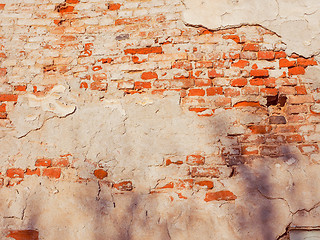 Image showing Retro look Old grunge wall