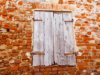 Image showing Retro look Old grunge wall