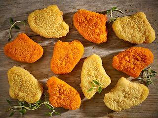 Image showing various chicken nuggets