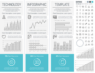 Image showing Technology Infographic Template 