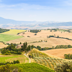 Image showing Countryside in Tuscany