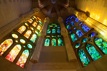 Image showing Church windows interior