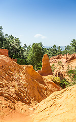 Image showing Roussillon ochres