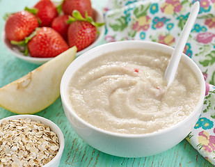 Image showing bowl of baby food