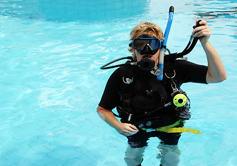 Image showing Scuba diver