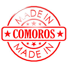 Image showing Made in Comoros red seal