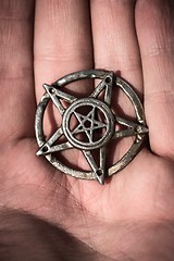 Image showing Pentagram closeup photo