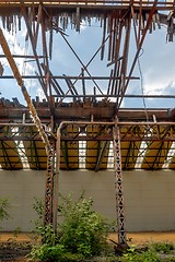 Image showing Industrial interior with bright light