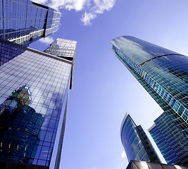 Image showing Moscow\'s skyscrapers