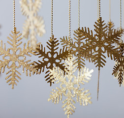 Image showing Christmas snowflakes