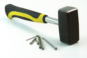 Image showing hammer nails