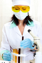 Image showing female scientist