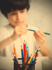 Image showing pencil holders with pencil