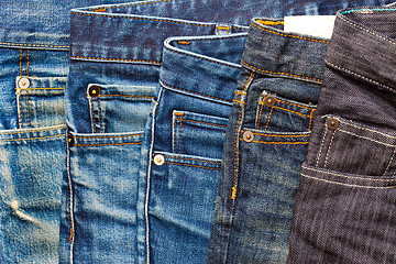 Image showing fashion aged jeans