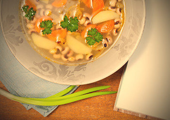 Image showing bean soup