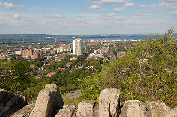 Image showing City from the mountain.