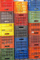 Image showing Plastic Crates