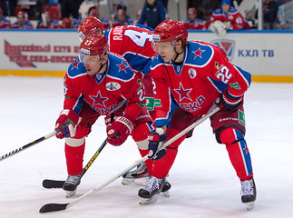 Image showing N. Zaytsev (22) and I. Grigorenko (27)