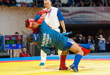 Image showing Mekan Nurjikov (R) vs Vadim Shagin (B)