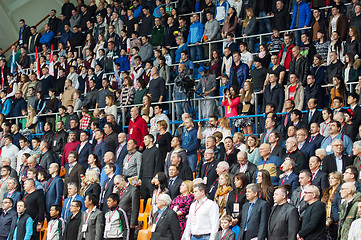 Image showing Spectators of a show