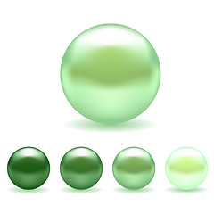 Image showing Green Pearl Set