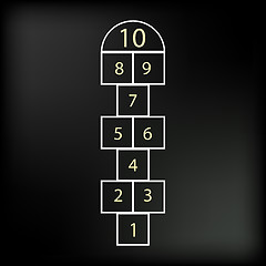 Image showing Hopscotch