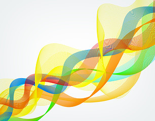 Image showing abstract wavy lines graphic