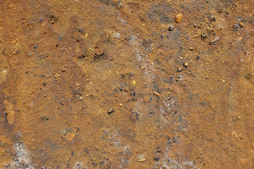 Image showing Gritty golden brown sandstone