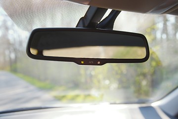 Image showing Rear view mirror