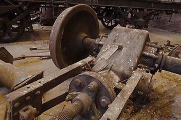 Image showing Abandoned railway vehicles