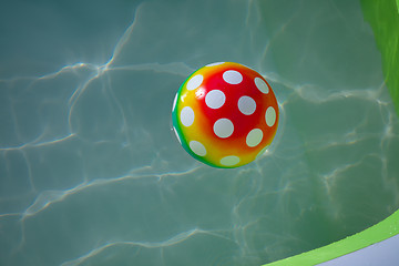 Image showing Ball in the water