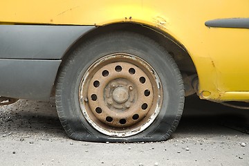 Image showing Flat Tire