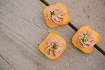 Image showing Delicious Pate Canapes