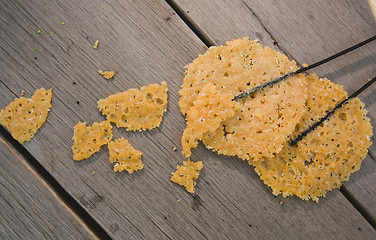 Image showing fried parmesan cheese