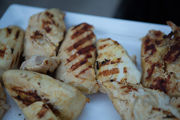 Image showing Meat on BBQ. Shallow DOF.