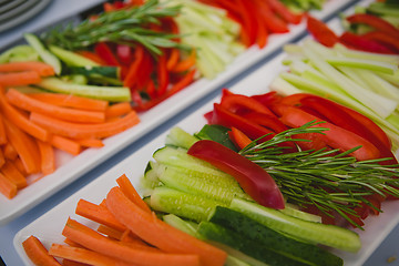 Image showing Stir fry vegetables as a background.