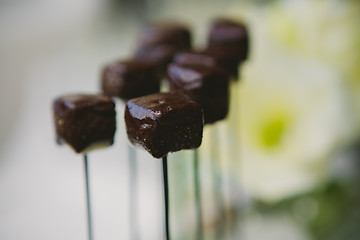 Image showing Chocolate pieces