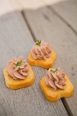 Image showing Delicious Pate Canapes