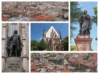 Image showing Leipzig landmarks collage