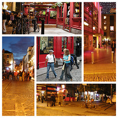 Image showing Nightlife in Dublin Temple Bar