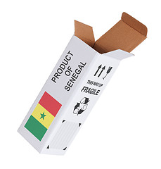Image showing Concept of export - Product of Senegal