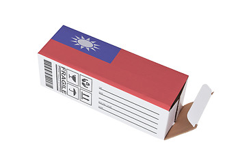 Image showing Concept of export - Product of Taiwan