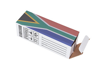 Image showing Concept of export - Product of South Africa