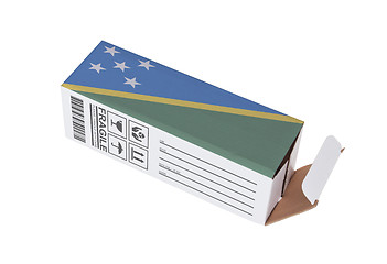 Image showing Concept of export - Product of the Solomon Islands