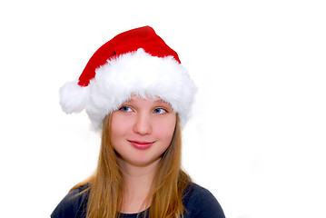 Image showing Chrismas girl