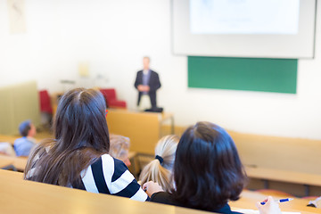 Image showing Lecture at university.