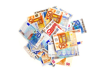 Image showing Euro pile