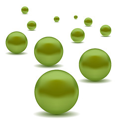 Image showing Green Pearls