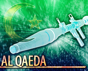 Image showing Al Qaeda Abstract concept digital illustration