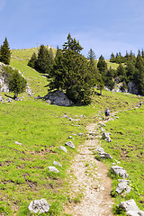 Image showing Path to summit Breitenstein